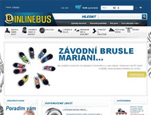 Tablet Screenshot of inlinebus.cz